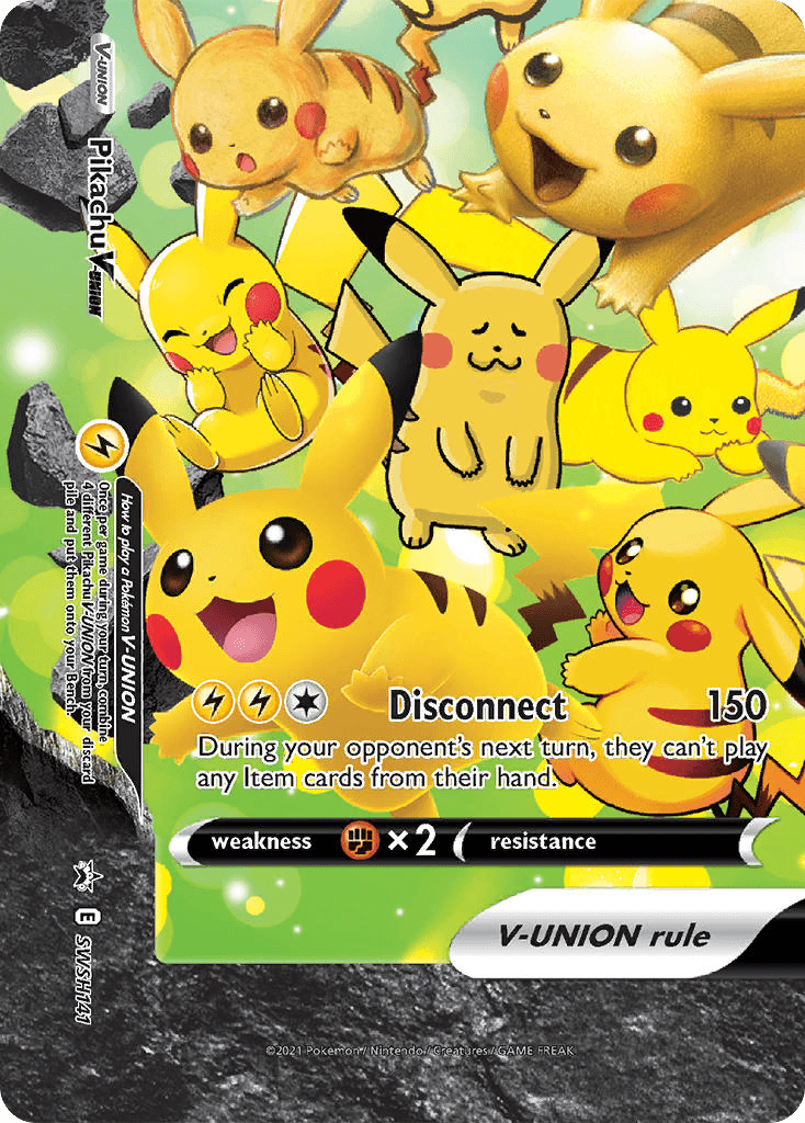 Pikachu V-UNION, SWSH Black Star Promos SWSH141