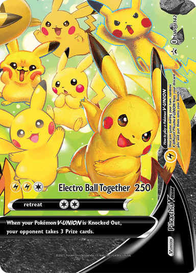 Pikachu V-UNION, SWSH Black Star Promos SWSH142