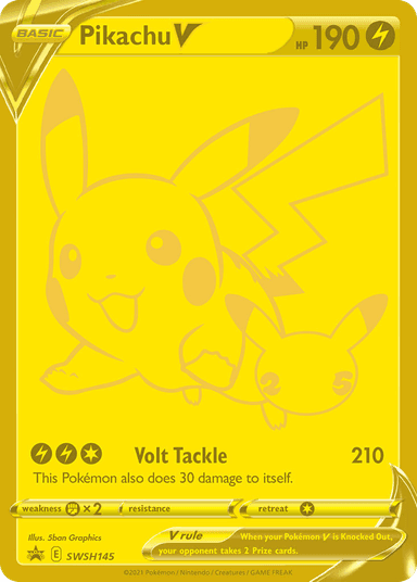 Pikachu V, SWSH Black Star Promos SWSH145