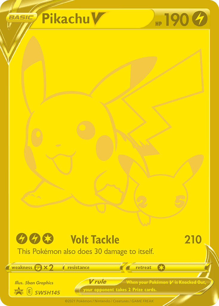 Pikachu V, SWSH Black Star Promos SWSH145