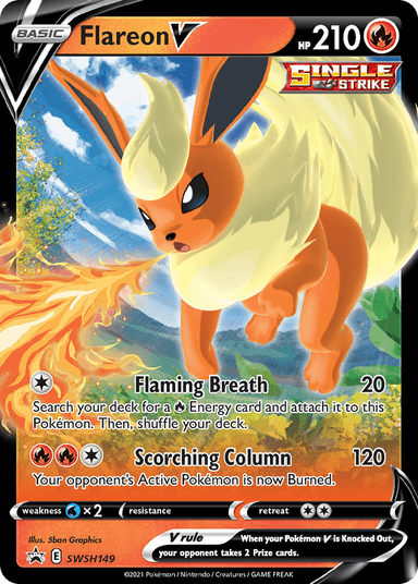 Flareon V, SWSH Black Star Promos SWSH149