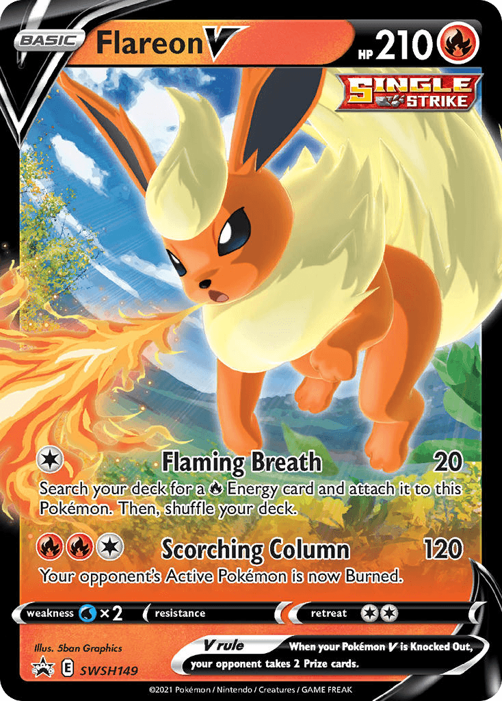 Flareon V, SWSH Black Star Promos SWSH149