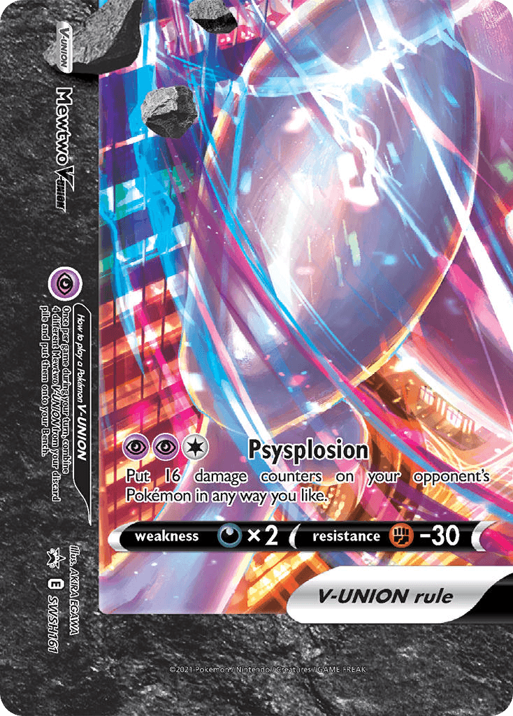 Mewtwo V-UNION, SWSH Black Star Promos SWSH161