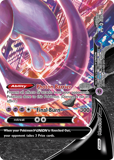 Mewtwo V-UNION, SWSH Black Star Promos SWSH162