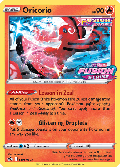 Oricorio, SWSH Black Star Promos SWSH168
