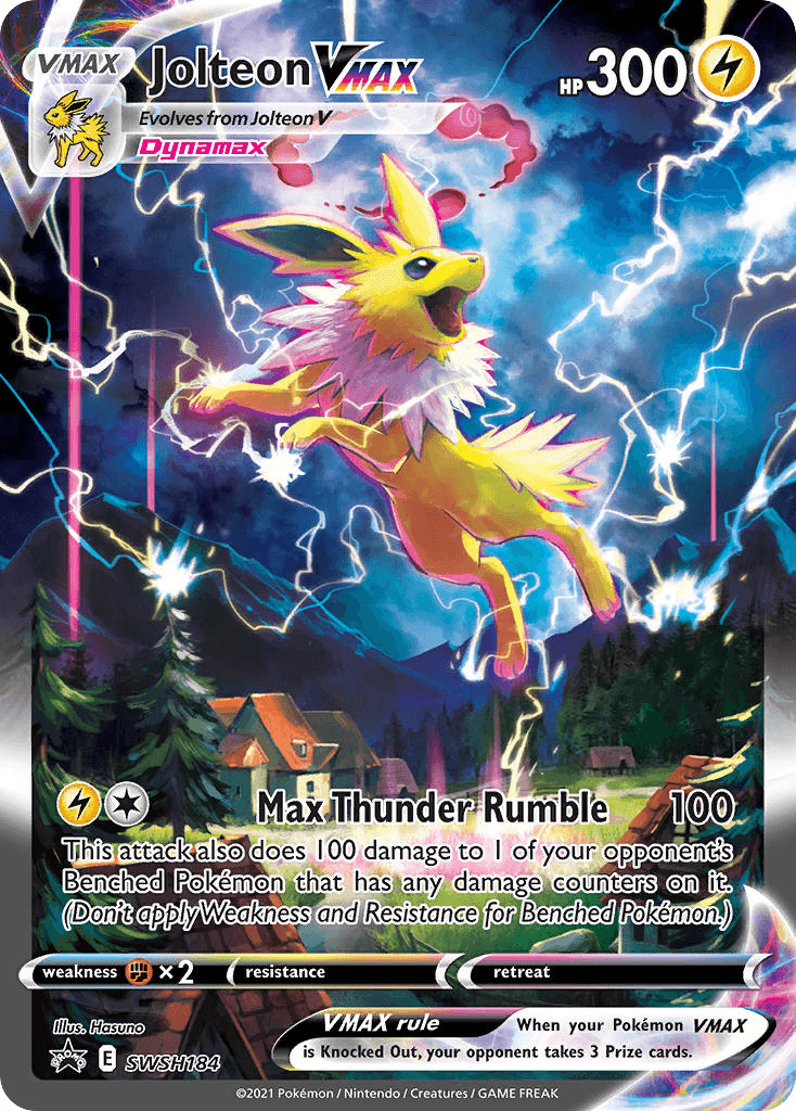Jolteon VMAX, SWSH Black Star Promos SWSH184