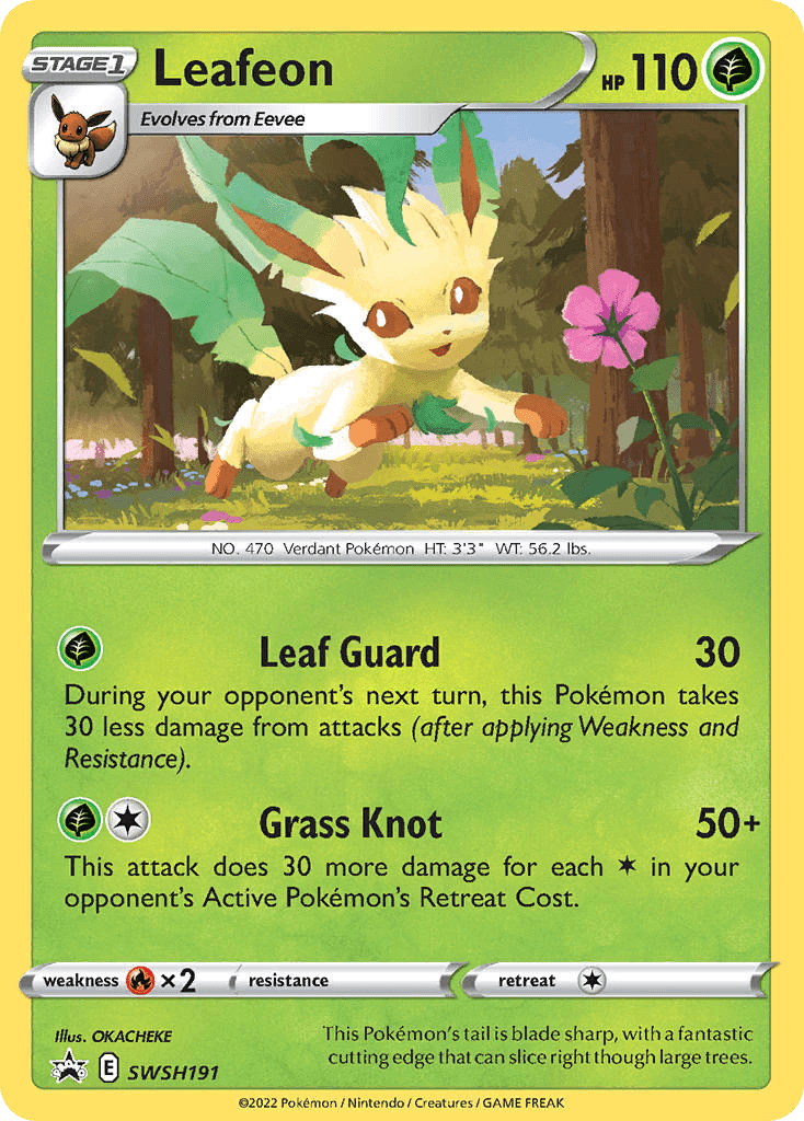 Leafeon, SWSH Black Star Promos SWSH191
