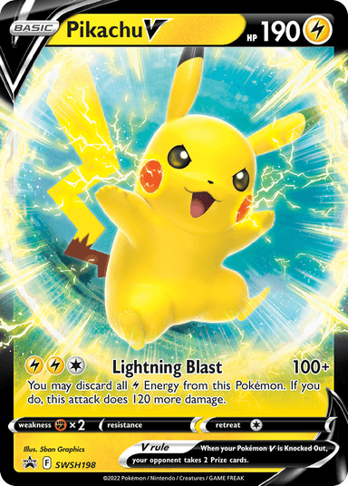 Pikachu V, SWSH Black Star Promos SWSH198