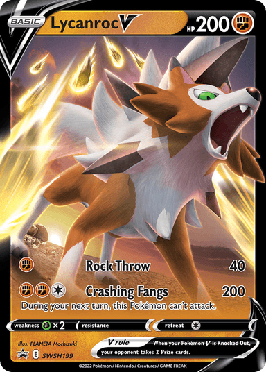 Lycanroc V, SWSH Black Star Promos SWSH199