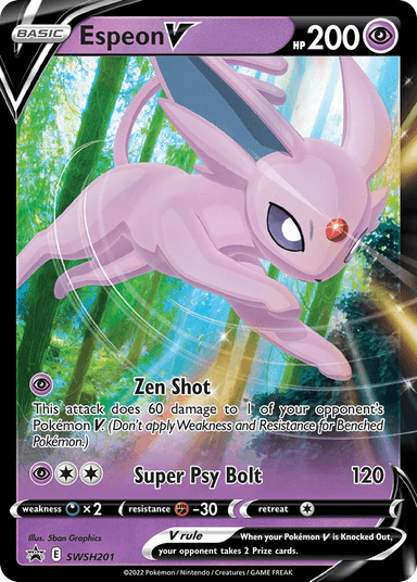 Espeon V, SWSH Black Star Promos SWSH201