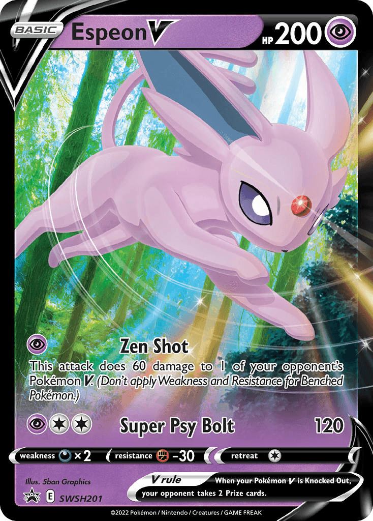 Espeon V, SWSH Black Star Promos SWSH201