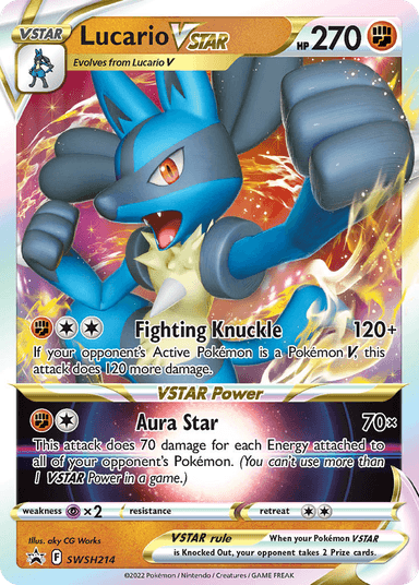 Lucario VSTAR, SWSH Black Star Promos SWSH214