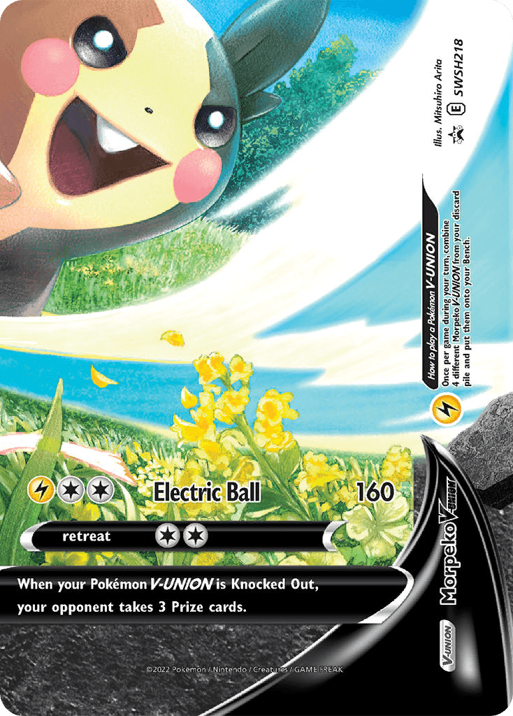 Morpeko V-UNION, SWSH Black Star Promos SWSH218