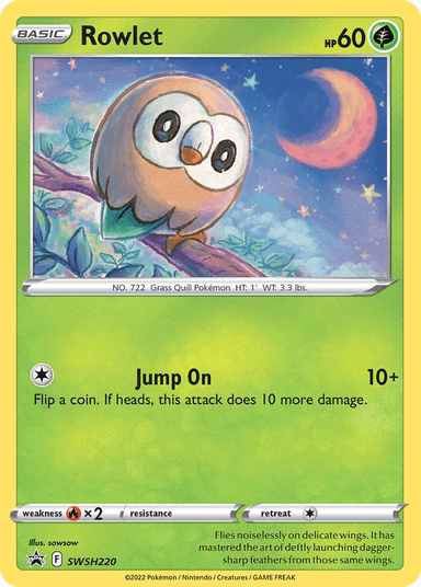 Rowlet, SWSH Black Star Promos SWSH220