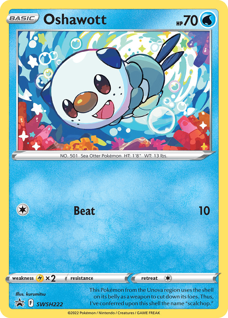 Oshawott, SWSH Black Star Promos SWSH222
