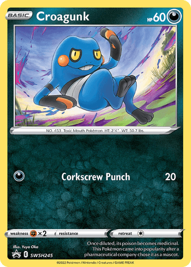 Croagunk, SWSH Black Star Promos SWSH245