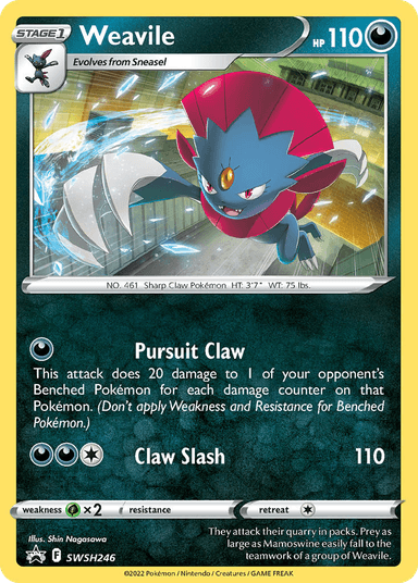 Weavile, SWSH Black Star Promos SWSH246
