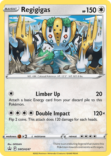 Regigigas, SWSH Black Star Promos SWSH247