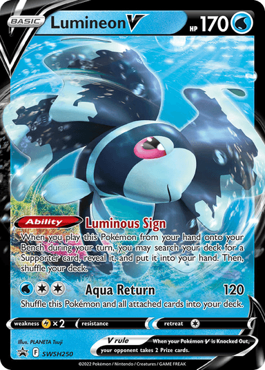 Lumineon V, SWSH Black Star Promos SWSH250