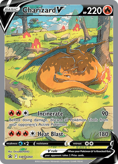 Charizard V, SWSH Black Star Promos SWSH260