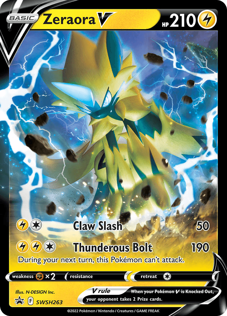 Zeraora V, SWSH Black Star Promos SWSH263