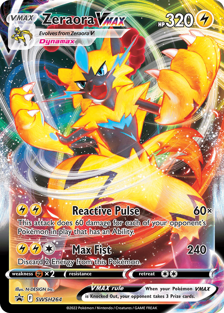 Zeraora VMAX, SWSH Black Star Promos SWSH264
