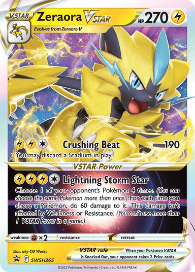 Zeraora VSTAR, SWSH Black Star Promos SWSH265