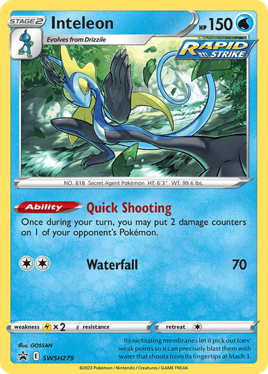 Inteleon, SWSH Black Star Promos SWSH279