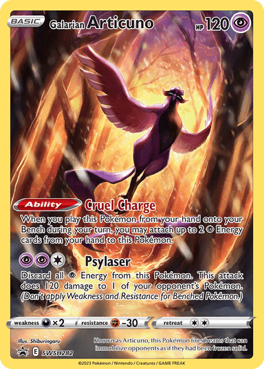 Galarian Articuno, SWSH Black Star Promos SWSH282