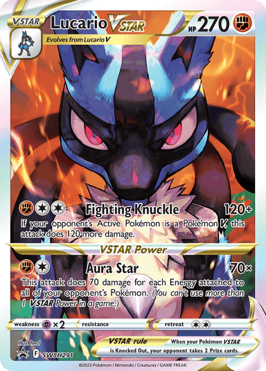 Lucario VSTAR, SWSH Black Star Promos SWSH291