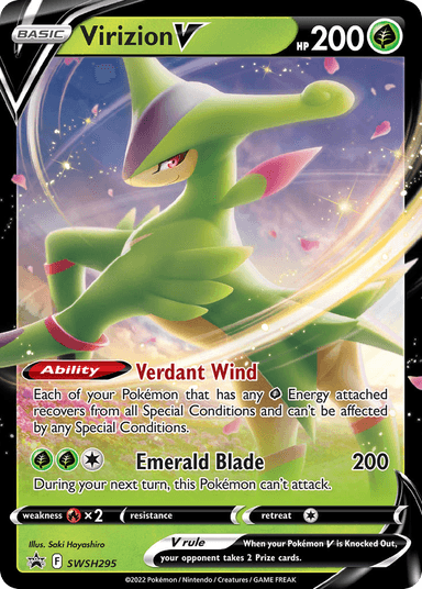 Virizion V, SWSH Black Star Promos SWSH295