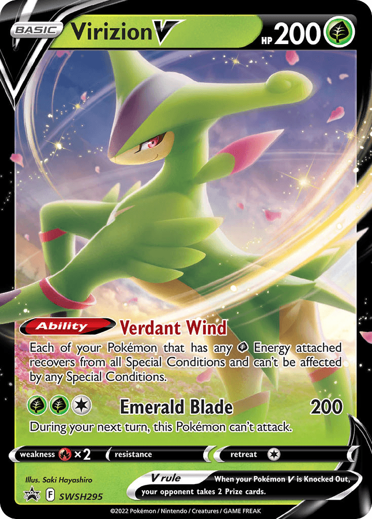 Virizion V, SWSH Black Star Promos SWSH295