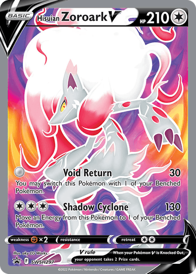 Hisuian Zoroark V, SWSH Black Star Promos SWSH297