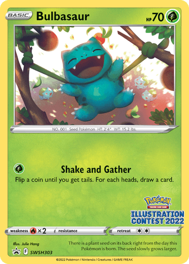 Bulbasaur, SWSH Black Star Promos SWSH303