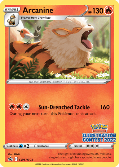 Arcanine, SWSH Black Star Promos SWSH304