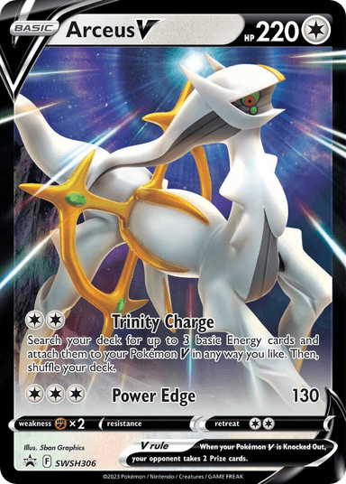 Arceus V, SWSH Black Star Promos SWSH306