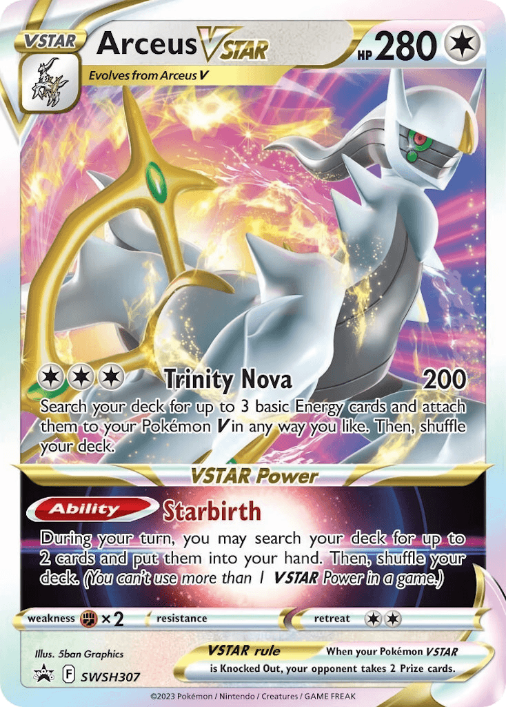 Arceus VSTAR, SWSH Black Star Promos SWSH307