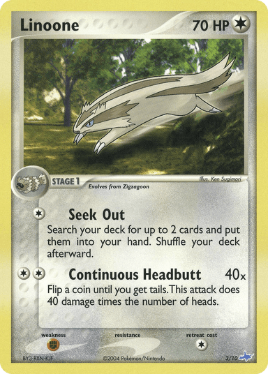Linoone, EX Trainer Kit Latios 3