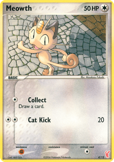 Meowth, EX Trainer Kit 2 Plusle 4
