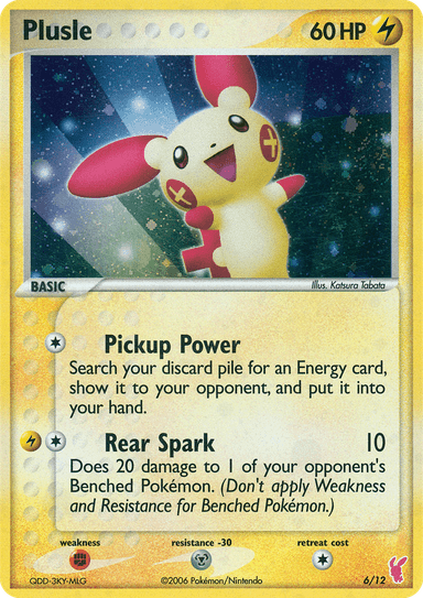 Plusle, EX Trainer Kit 2 Plusle 6