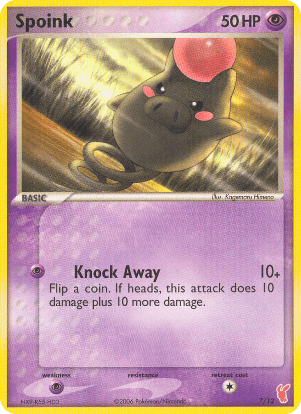 Spoink, EX Trainer Kit 2 Plusle 7