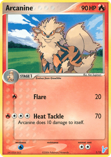 Arcanine, EX Trainer Kit 2 Minun 1