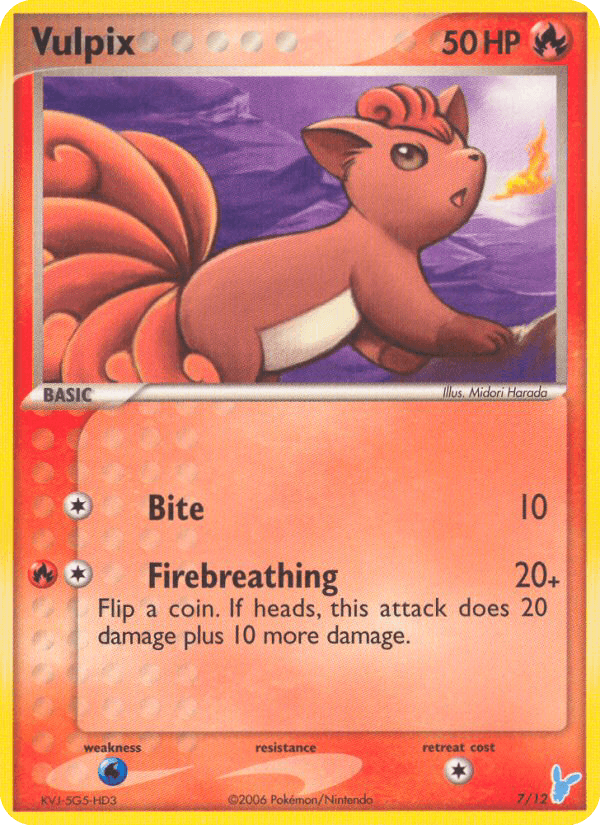 Vulpix, EX Trainer Kit 2 Minun 7