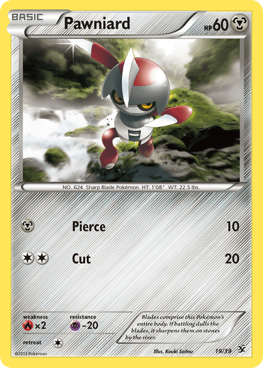 Pawniard, Kalos Starter Set 19