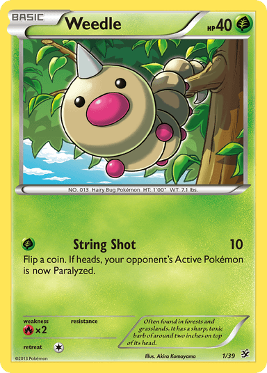 Weedle, Kalos Starter Set 1