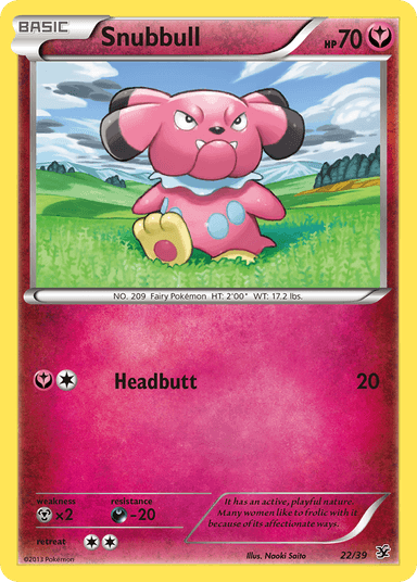 Snubbull, Kalos Starter Set 22