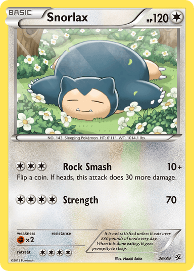 Snorlax, Kalos Starter Set 26