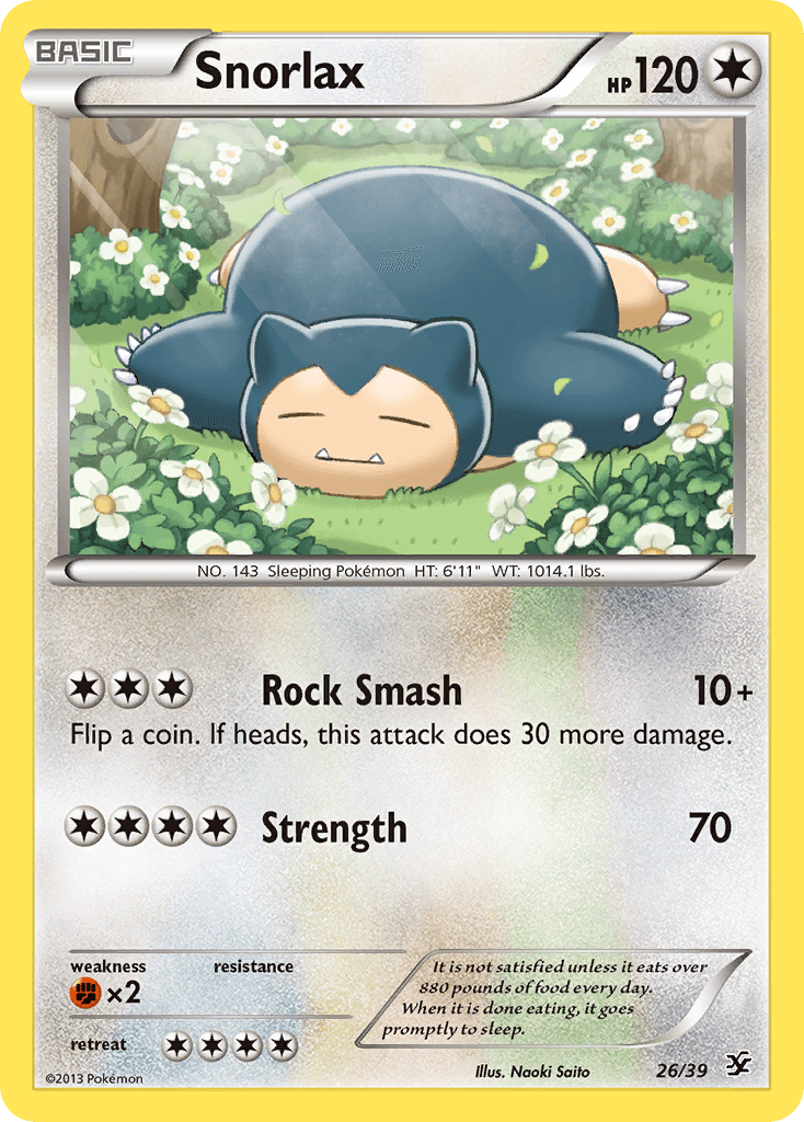 Snorlax, Kalos Starter Set 26