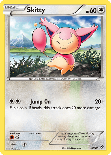 Skitty, Kalos Starter Set 28