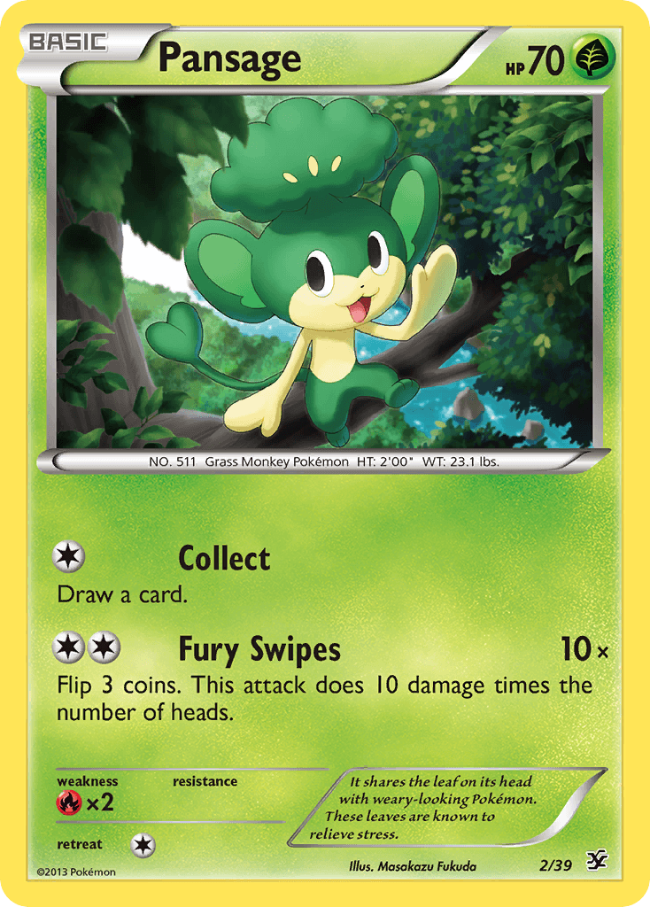 Pansage, Kalos Starter Set 2